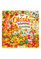 Vorschau - Mal- und Bastelvorlagen - Oktober-Wummel Ausmalpaket zur Wummel- Oktober Geschichte - Deckblatt