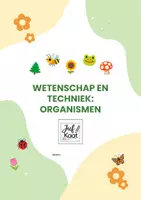 Voorbeeld - Wetenschap en techniek: organismen - Voorblad