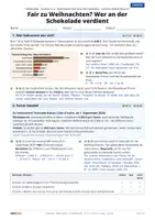 Vorschau - Arbeitsblätter - Weihnachten fair? Wer an der Schokolade verdient | Klasse 7/8 | Gratis-Arbeitsblatt + Lösung - Seite 2