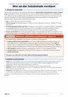 Vorschau - Arbeitsblätter - Weihnachten fair? Wer an der Schokolade verdient | Klasse 7/8 | Gratis-Arbeitsblatt + Lösung - Seite 3