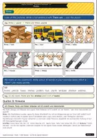 Vorschau - Arbeitsblätter - Plurals – boxes, babies, mice & more (A1) - Seite 1