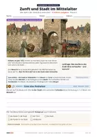 Vorschau - Stundenentwürfe - Denkwerk Geschichte: Zunft und Stadt im Mittelalter – KI-sichere Aufgaben (Kl. 6) - Seite 1