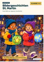 Vorschau - Arbeitsblätter - St. Martin Klasse 1 und 2: Bildergeschichten zum Ordnen und Schreiben - Seite 1
