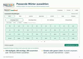 Vorschau - Arbeitsblätter - 📏 Leselineal – Smartboard-Tool zum Lesenlernen | Wörter & Silben | Klasse 1–2 - Seite 3