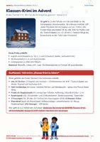 Vorschau - Arbeitsblätter - Klassen-Krimi Adventskalender gratis | Klasse 2–3 | Probe-Türchen 1–3 mit Lösungen - Seite 1