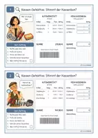 Vorschau - Fördermaterial/Inklusion - Kassen-Detektive: Werkstatt & Auto (Kassenbons kontrollieren) - Seite 2