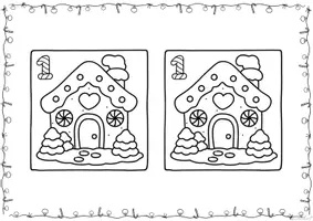 Vorschau - Mal- und Bastelvorlagen - Adventskalender Lebkuchenhäuschen oder Geschenkboxen basteln für Weihnachten / Nikolaus - Seite 3
