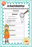 Vorschau - Arbeitsblätter - Deutsch: Herbstpaket Kl.3/4 - Seite 1