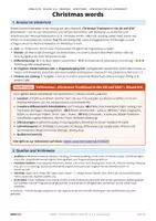 Vorschau - Arbeitsblätter - Christmas in Britain and the USA – Vocabulary | Klasse 5/6 | Gratis-Arbeitsblatt + Lösung - Seite 3