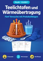Vorschau - Arbeitsblätter - Teelichtofen und Wärmeübertragung, Experimente, Klasse 7 - Deckblatt