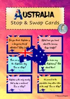 Vorschau - Arbeitsblätter - Australia - Stop and Swap Cards - Deckblatt