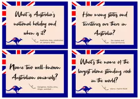 Vorschau - Arbeitsblätter - Australia - Stop and Swap Cards - Seite 3