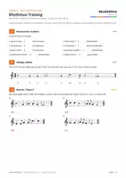 Vorschau - Arbeitsblätter - Rhythmus-Training: Übungsblatt + Lösung - Seite 3