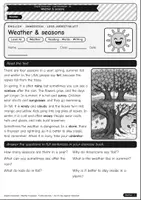 Vorschau - Arbeitsblätter - Weather & seasons – sunny, rainy, windy & snowy (A1) - Seite 2