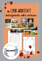 Vorschau - Stundenentwürfe - Herbst - Gedichte selbst verfassen - Lyrik-Werkstatt - kreatives Schreiben - Deckblatt