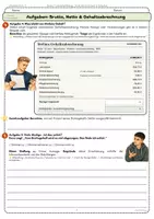 Vorschau - Arbeitsblätter - Brutto und Netto Gehaltsabrechnung – Klasse 8–10 - Seite 3