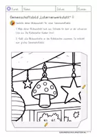 Vorschau - Arbeitsblätter - Gemeinschaftsbild Laternen – 24 Teile - Seite 3