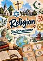 Vorschau - Stundenentwürfe - Religion: Buddhismus als Stationenlernen/Lerntheke - Deckblatt