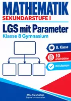 Vorschau - Arbeitsblätter - LGS mit Parameter | Mathematik Klasse 8 Gymnasium | 10 Arbeitsblätter mit Lösungen als PDF - Deckblatt