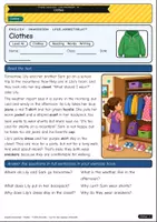 Vorschau - Arbeitsblätter - Clothes – What should I wear? (A1) - Deckblatt