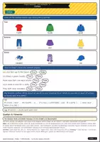 Vorschau - Arbeitsblätter - Clothes – What should I wear? (A1) - Seite 1