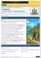 Vorschau - Arbeitsblätter - Scotland – castles, lochs & more (A1) - Deckblatt