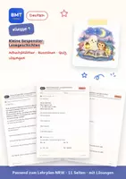 Vorschau - Arbeitsblätter - Kleine Gespenster-Lesegeschichten Klasse 1 - Deckblatt