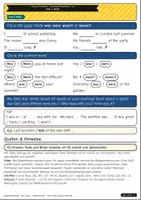 Vorschau - Arbeitsblätter - was / were – Where were you? (A1) - Seite 1