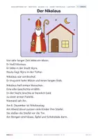 Vorschau - Arbeitsblätter - Sankt Nikolaus im Advent | Klasse 1/2 | Lesetext in 2 Niveaus + 4 Arbeitsblätter mit Lösungen - Seite 3