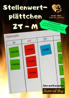 Vorschau - Fördermaterial/Inklusion - Stellenwertplättchen Zehntausend - Million (ZT - M) - Deckblatt