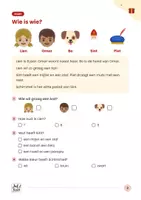 Voorbeeld - Begrijpend lezen tweede leerjaar: Lien en Omar vieren Sinterklaas - Pagina 1