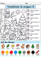 Aperçu - Apprentissages en autonomie - Compréhension de consignes avec référentiel - Page 1