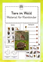 Vorschau - Spiele - Materialsammlung: Tiere des Waldes - für Kleinkinder - Deckblatt