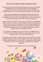 Voorbeeld - Activiteitenbundel bewegend leren speciaal onderwijs - Pagina 1