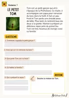 Aperçu - Feuilles d'exercices - Fiches de lecture sur la préhistoire et l'Antiquité - Page de couverture