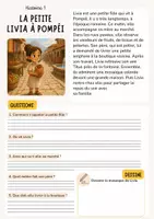 Aperçu - Feuilles d'exercices - Fiches de lecture sur la préhistoire et l'Antiquité - Page 1