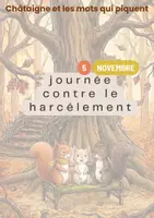 Aperçu - Feuilles d'exercices - Châtaigne et les mots qui piquent , album, version pictos et kit contre le harcèlement - Page de couverture