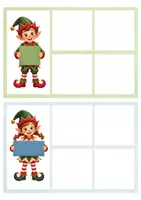 Vorschau - Stationenlernen - Weihnachten - Formen lernen | Geometrische Formen zuordnen | Lernspiel Kita & Vorschule - Seite 1