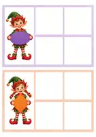 Vorschau - Stationenlernen - Weihnachten - Formen lernen | Geometrische Formen zuordnen | Lernspiel Kita & Vorschule - Seite 3