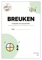 Voorbeeld - Breuken - breuken en procenten - Voorblad