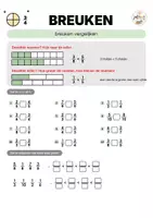 Voorbeeld - Breuken - breuken en procenten - Pagina 3