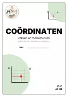 Voorbeeld - Coördinaten - vakken en roosterpunten - Voorblad