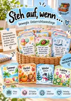 Vorschau - Spiele - WACHSENDES MATERIALPAKET “Steh auf, wenn-Karten” zu verschiedenen Anlässen, Kl. 4-7 - Deckblatt