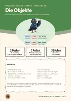 Vorschau - Poster - Akkusativobjekt Dativobjekt Satzglieder Deutsch Klasse 5 6 | Poster und Tafelbild 12 Seiten + PowerPoint mit Lösungen | Akkusativ, Dativ, Ersatzprobe | Satzglieder im Blick 3 - Seite 1