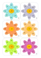 Vorschau - Stationenlernen - Rechenblumen Zahlenraum 100 - Seite 2