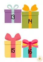 Voorbeeld - Cadeautjes met cijfers tm 20 - Pagina 3
