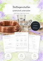 Vorschau - Unterrichtsreihen - Stoffgemische trennen – Große Lernwerkstatt Chemie | Sieben, Filtrieren, Sedimentieren, Dekantieren, Magnettrennung, Extrahieren, Eindampfen, Destillieren & Kristallisieren | Arbeitsblätter mit Lösungen - Deckblatt