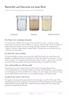 Vorschau - Unterrichtsreihen - Reinstoffe & Stoffgemische – Große Lernwerkstatt Chemie | Homogene und heterogene Gemische, Lösungen, Suspensionen, Emulsionen, Legierungen, Gemenge & Teilchenmodelle | Arbeitsblätter mit Lösungen - Seite 3