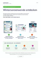 Vorschau - Arbeitsblätter - Wintersonnenwende entdecken – Lernumgebung Sachunterricht - Seite 2