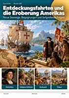 Vorschau - Unterrichtsreihen - Entdeckungsfahrten & Eroberung Amerikas | Kolumbus, indigene Kulturen & Folgen | Geschichte Klasse 7–8 - Deckblatt